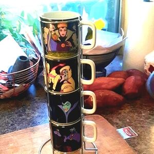 Disney villain espresso coffee cups
